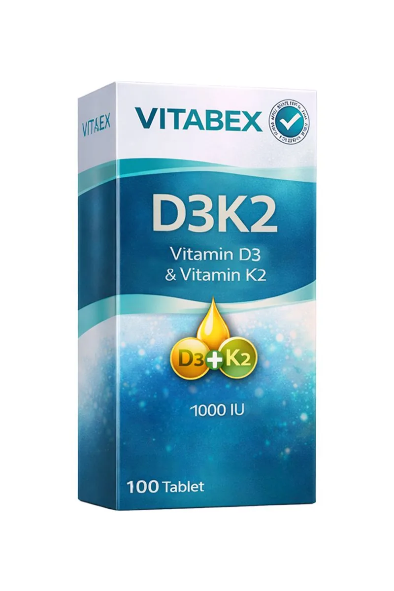Vitabex D3K2 1000 IU Tablet ürün görseli
