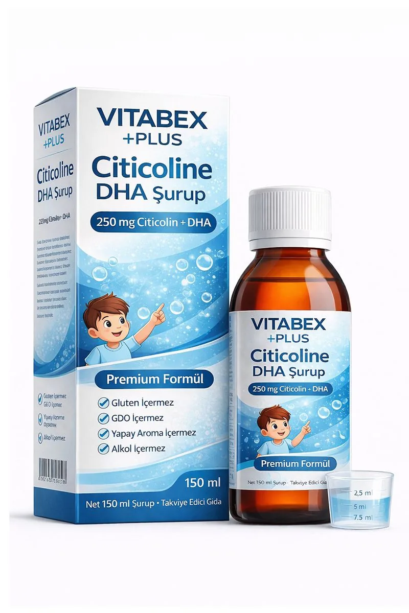 Vitabex +Plus Citicoline DHA Şurup ürün görseli