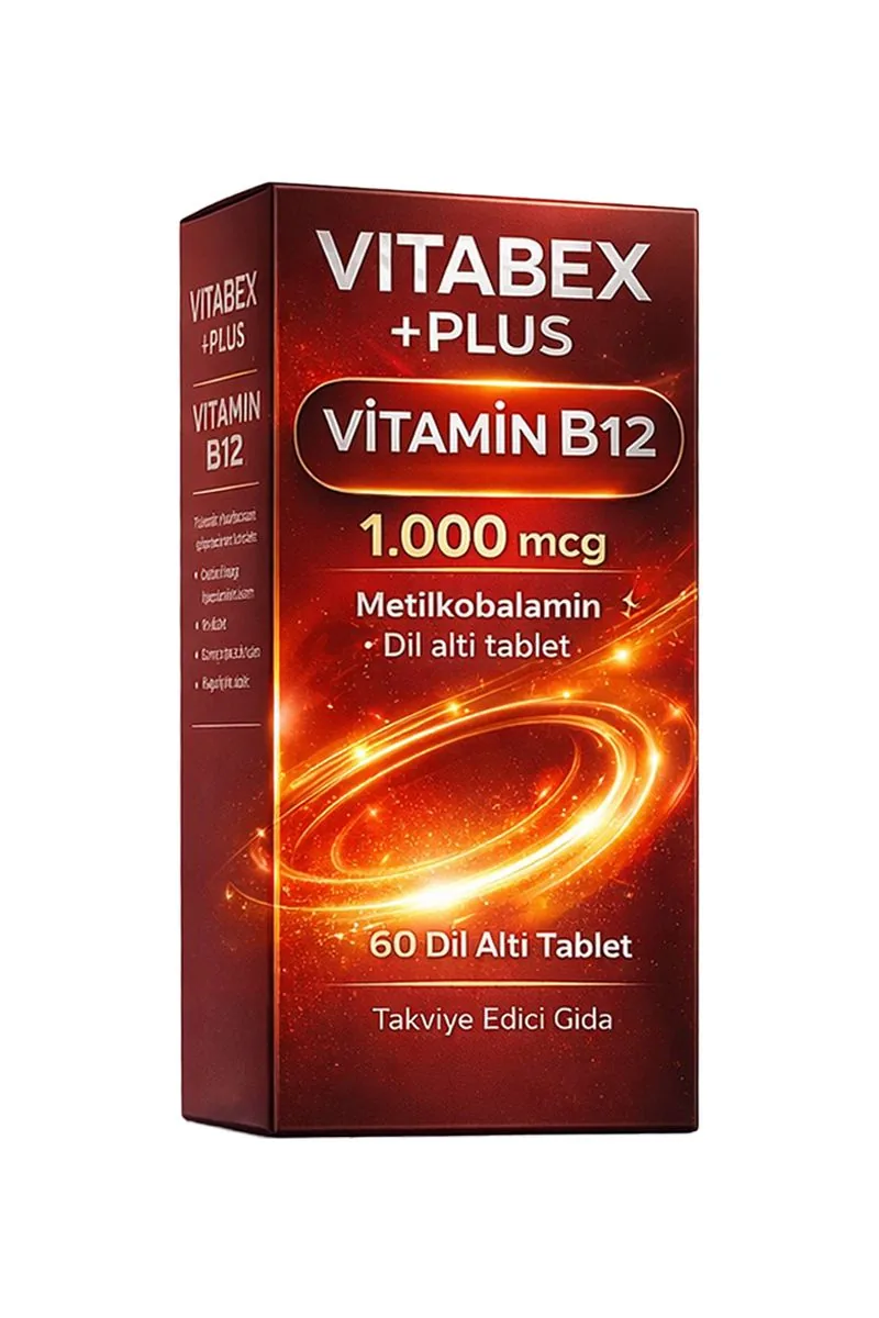 Vitabex +Plus Vitamin B12 1000 mcg ürün görseli