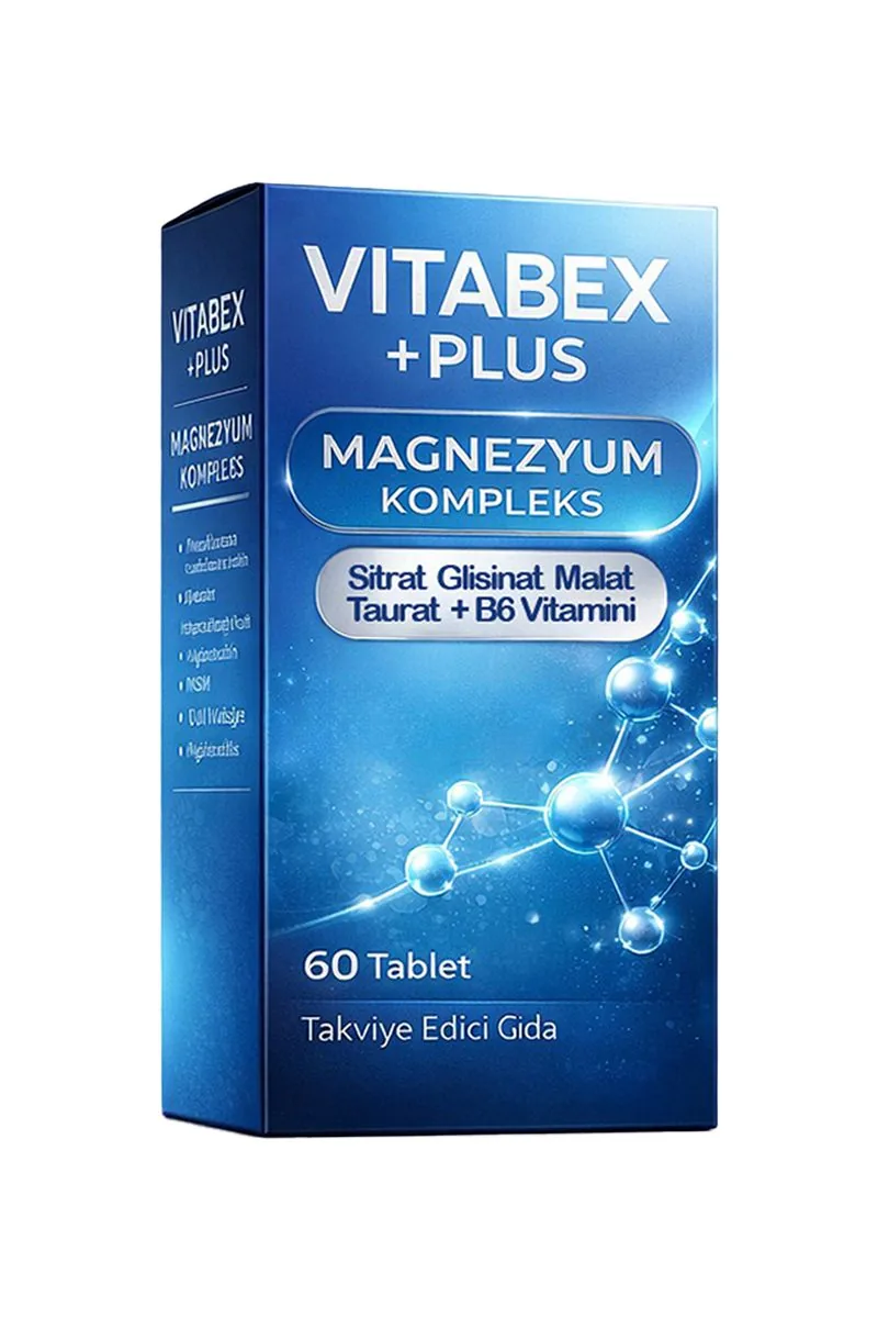 Vitabex +Plus Magnezyum Kompleks Tablet ürün görseli